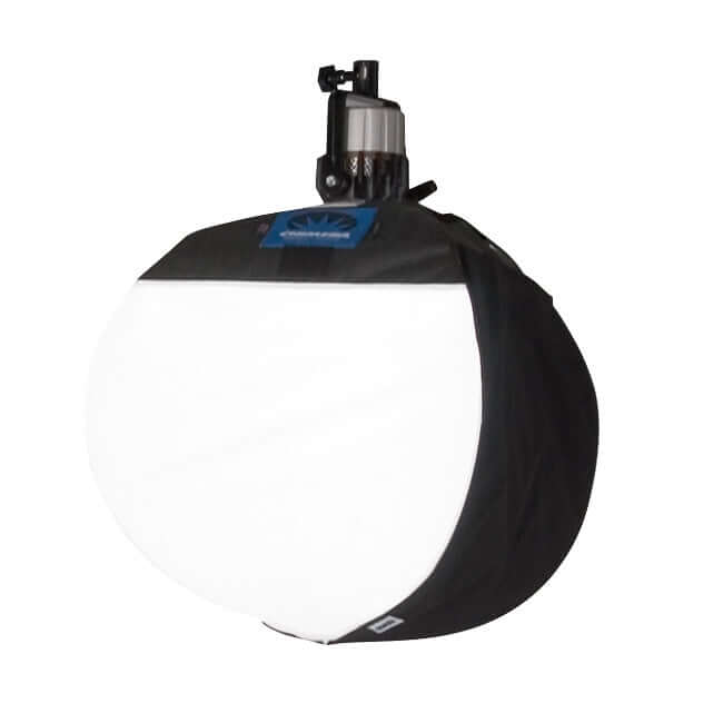 Pro Series Lantern 30" with soft white diffusion for photography, offering durability and high-heat materials.