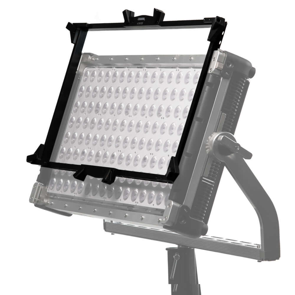 Octa Frame for Creamsource Vortex 8 mounted on light fixture, essential for photography and videography lighting solutions.
