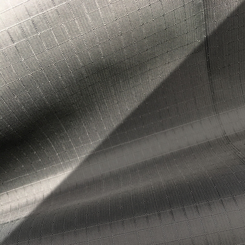 Silver / Black Panel Fabric