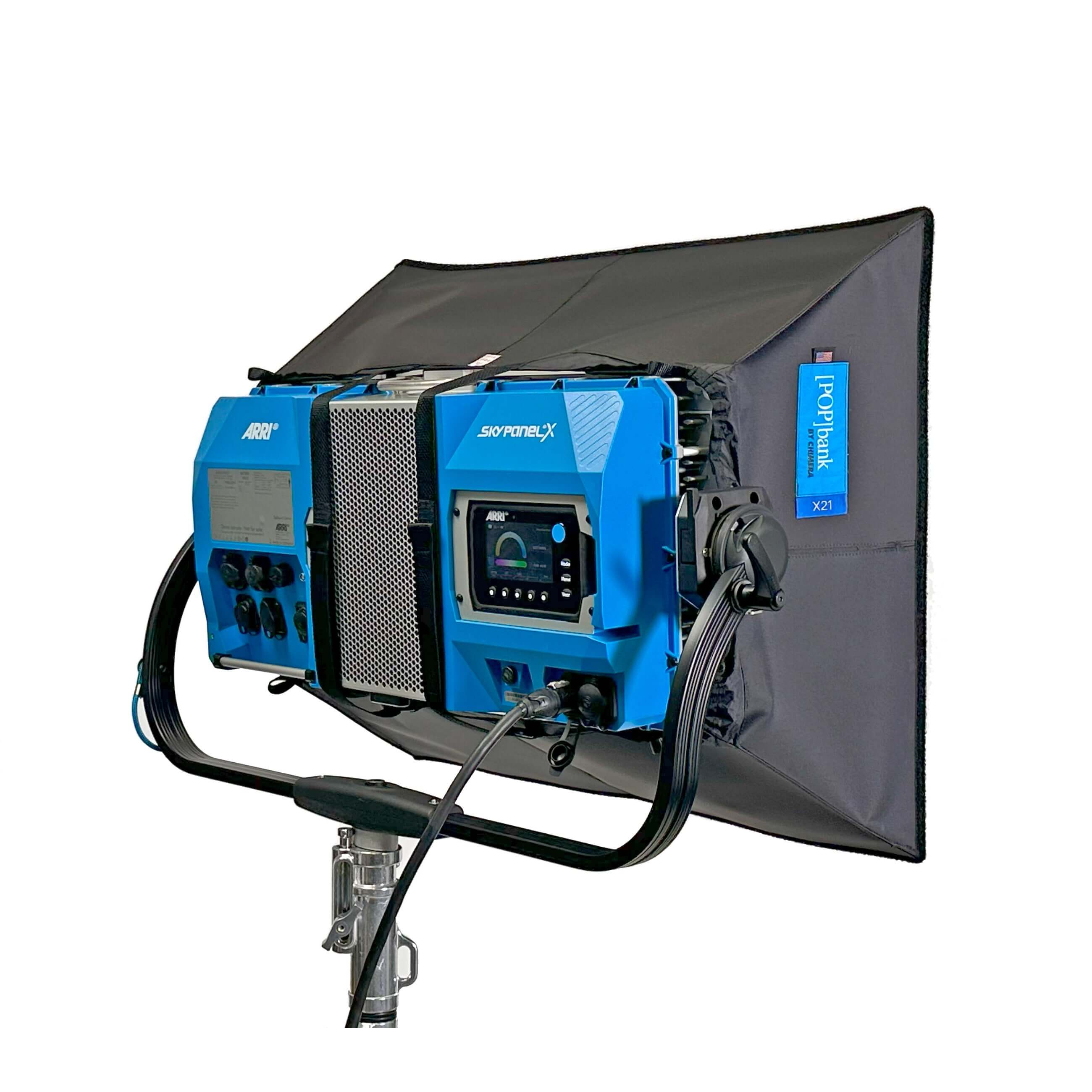 ARRI SkyPanel X21 with Chimera POP Bank for professional photography lighting.