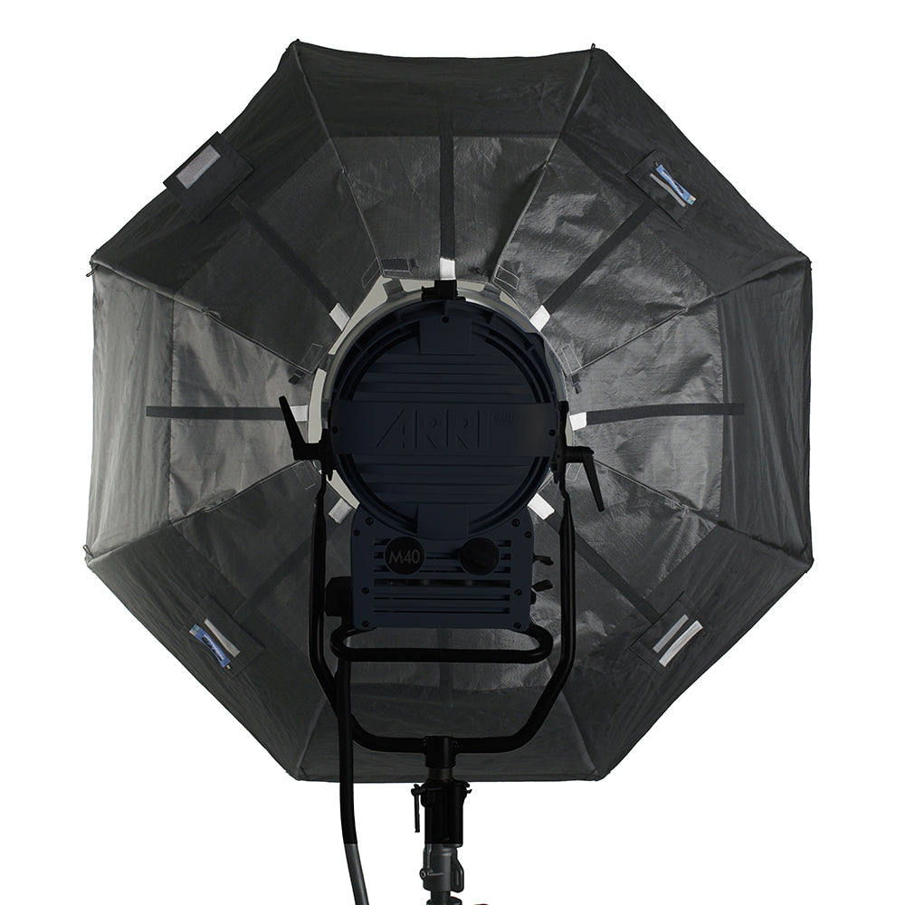 Daylite Octa 7 lightbank with seven-foot octagonal screen, ideal for photography and even illumination.