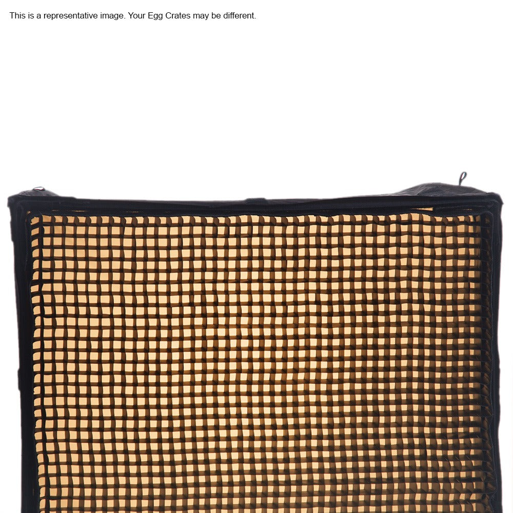 Lighttools® Soft Egg Crates® for controlling light spill; collapsible and portable design.