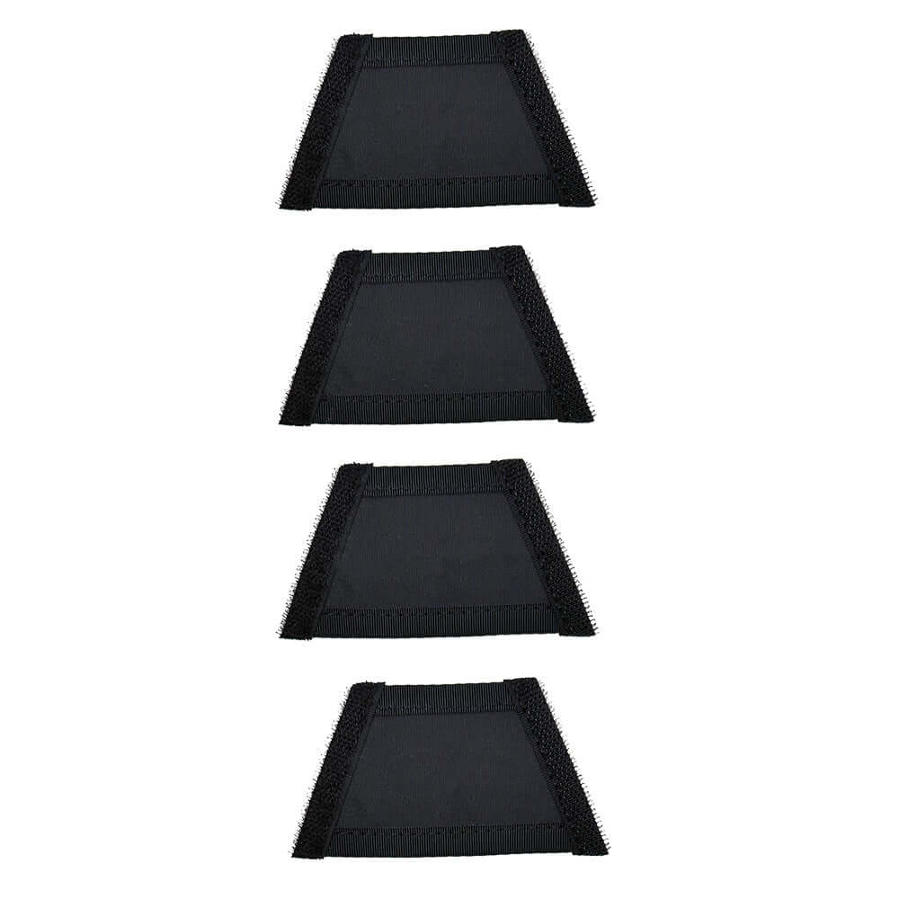 Set of four black louvers for TubePro lighting kit, designed for directional light control and precision.